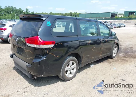 2014 Toyota Sienna L V6 7 Passenger из США, поврежденный, VIN 5TDZK3DC8ES463757